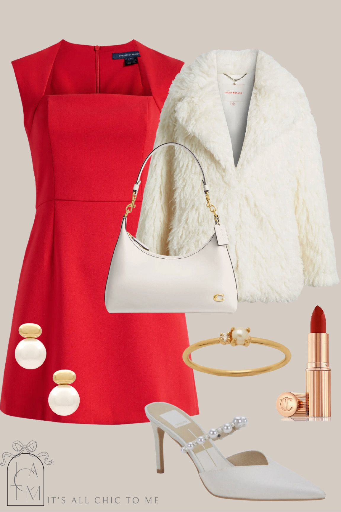 Want to look chic for your holiday date night? This red dress and accessories are for you! Not only is it chic but it’s also on theme for the date night! 

#LTKSeasonal #LTKHoliday #LTKStyleTip