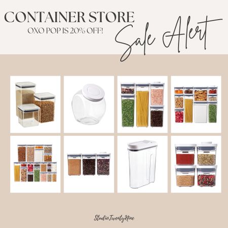 Container Store OXO POP is 20% off for a limited time!! I have several of these items in my pantry for years. Grab some of these items  on sale while you can!

#LTKsalealert #LTKhome