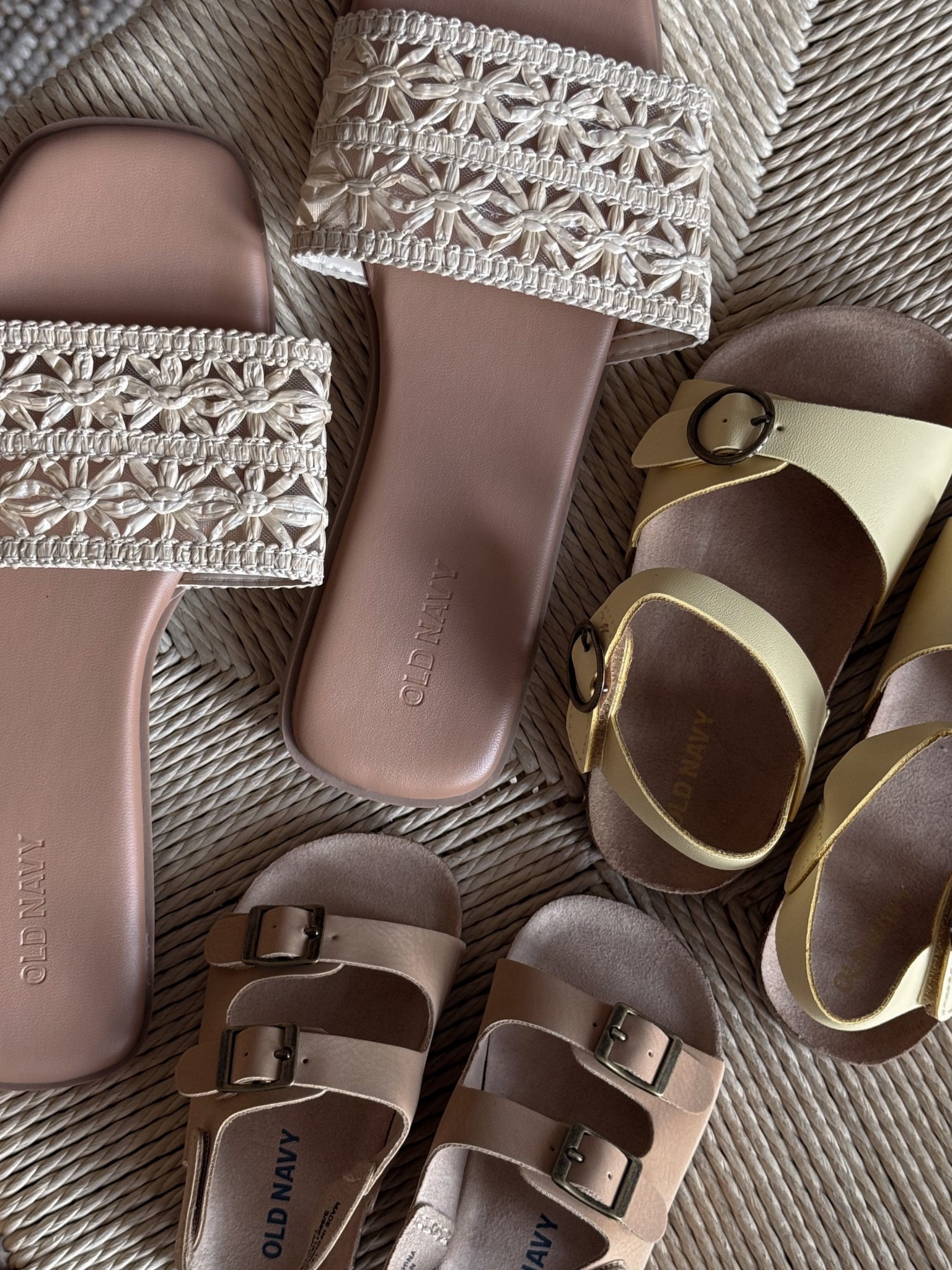 beach sandals for me and the littles 

#LTKBaby #LTKKids #LTKSwim