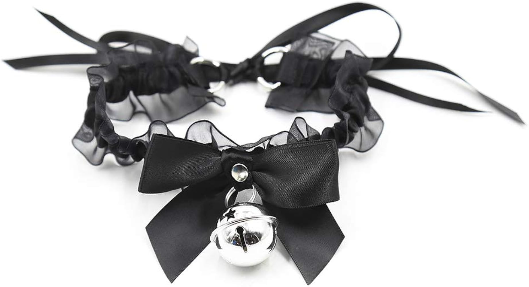 Black Punk Choker Charm Stretch Gothic Tattoo Chokers Necklace Set for Women Girls | Amazon (US)