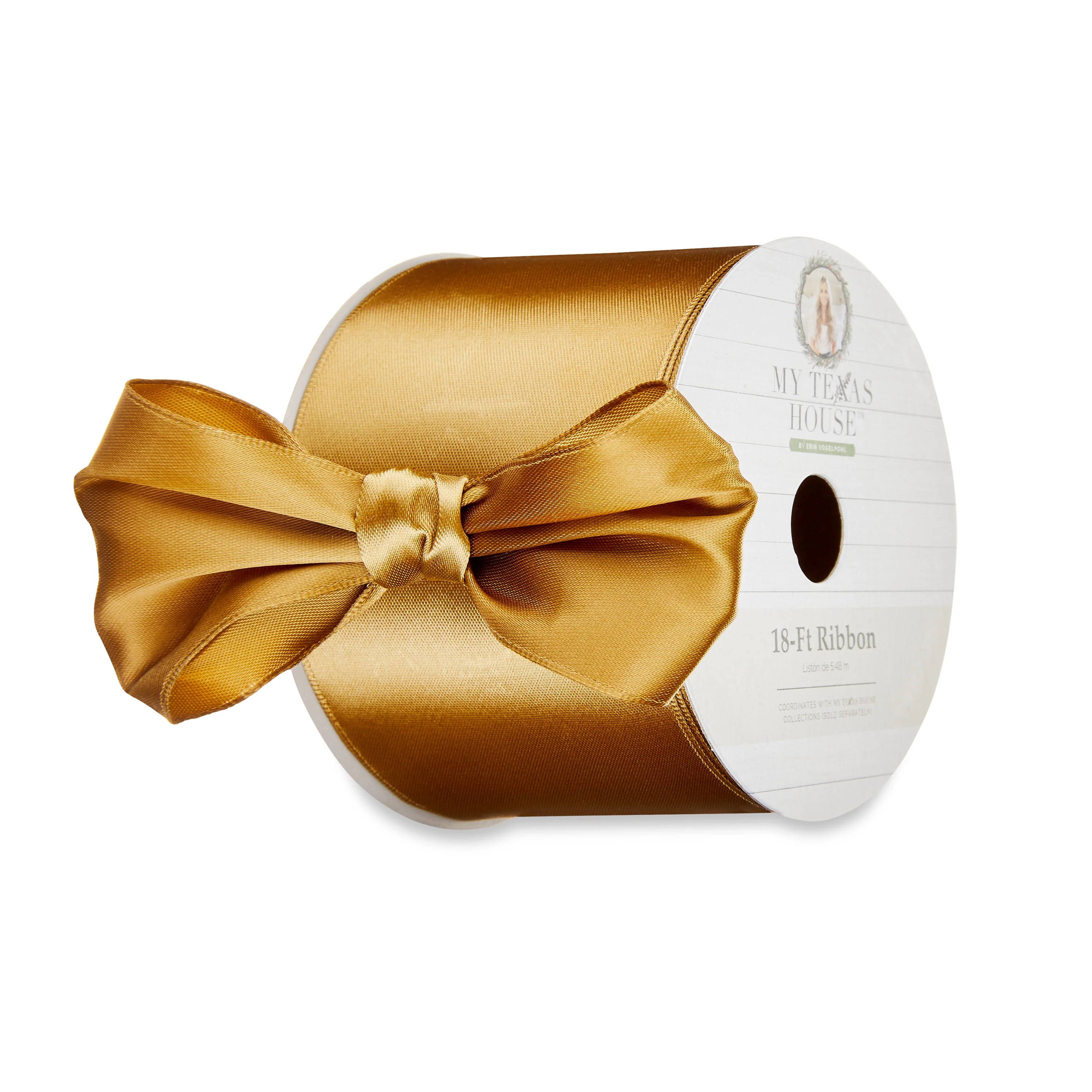 My Texas House Gold Satin Ribbon, 18‘ | Walmart (US)