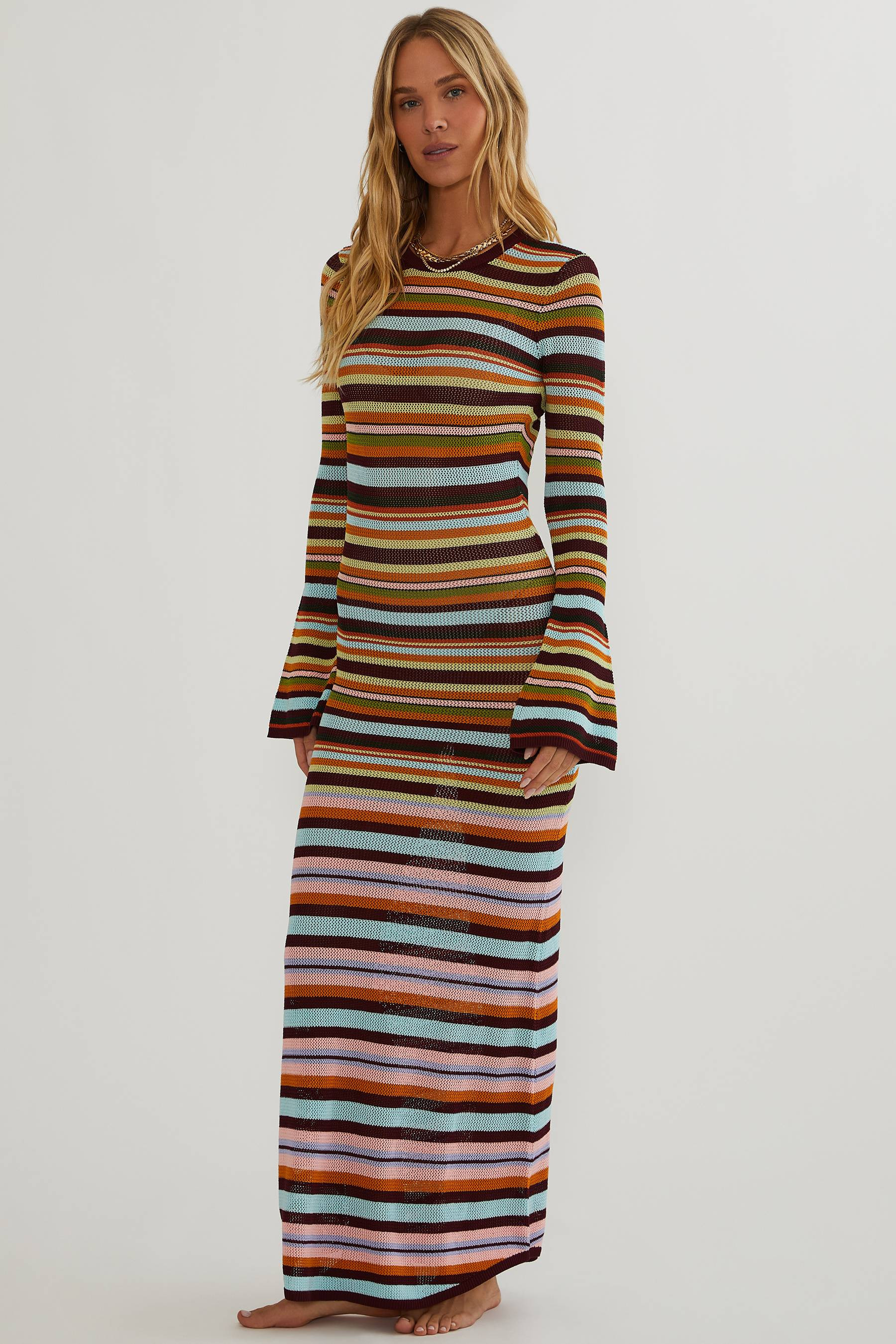 Joia Dress Paradise Stripe | Beach Riot