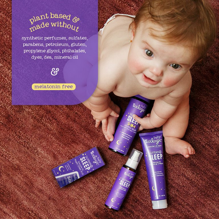 Oilogic, Baby Sleep Bundle, Essential Oil Roll on .2 oz, Vapor Bath 9 oz, Calming Cream 6 oz, Lin... | Walmart (US)