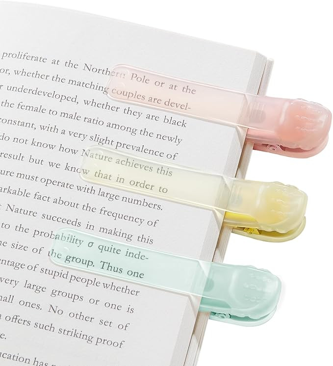 Automatic Bookmark, Book Marks for Reading, Unique Visualized Book Markers for Women, Cute Bookma... | Amazon (US)