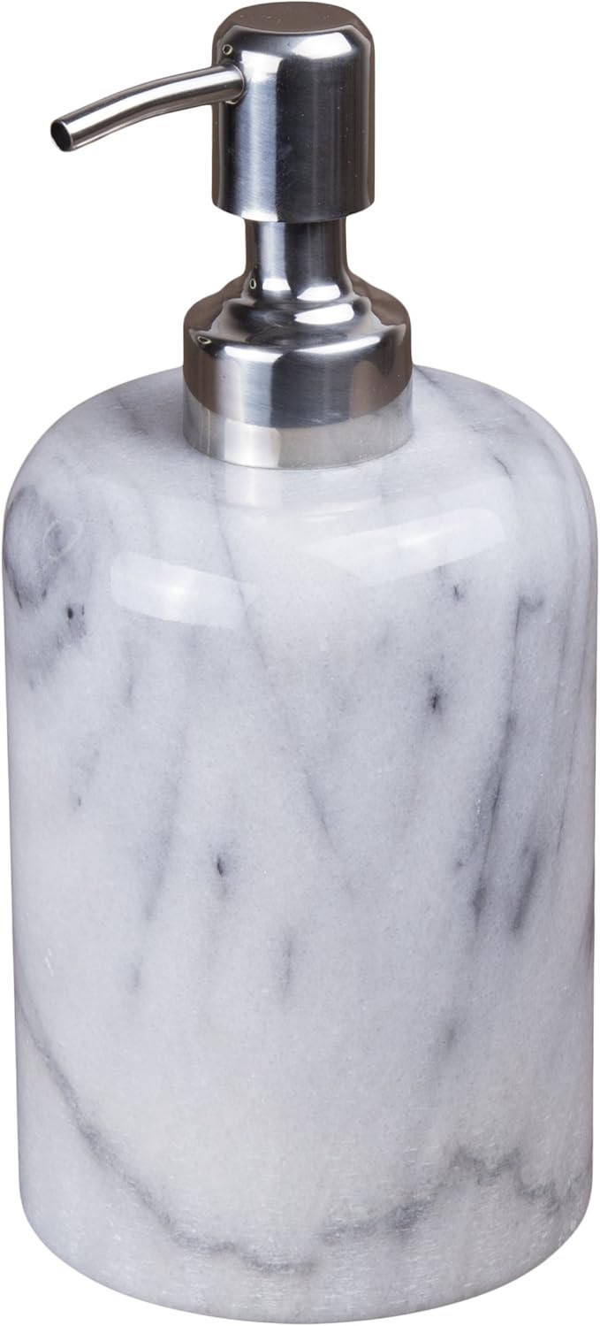 Creative Home Natural Marble SPA Collection Lotion Liquid Soap Dispenser Bathroom Countertop Kitc... | Amazon (US)
