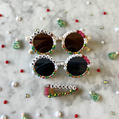 Half Gem Christmas Sunglasses | Strand.Up | Strand.Up