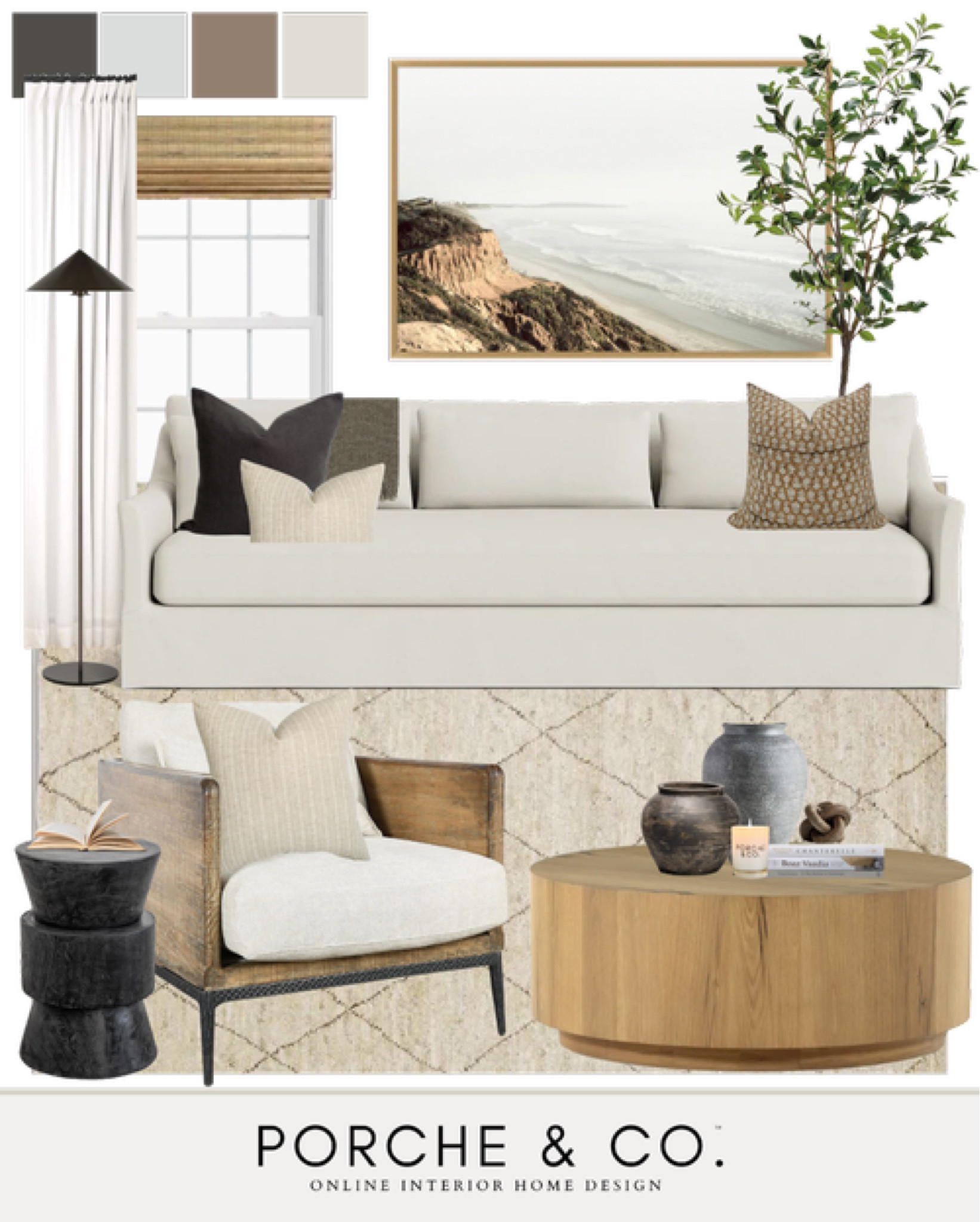Living room decor, modern classic living room, transitional living room, den, sitting room, sunroom, family room #moodboard #edesign

#LTKhome #LTKstyletip #LTKSeasonal