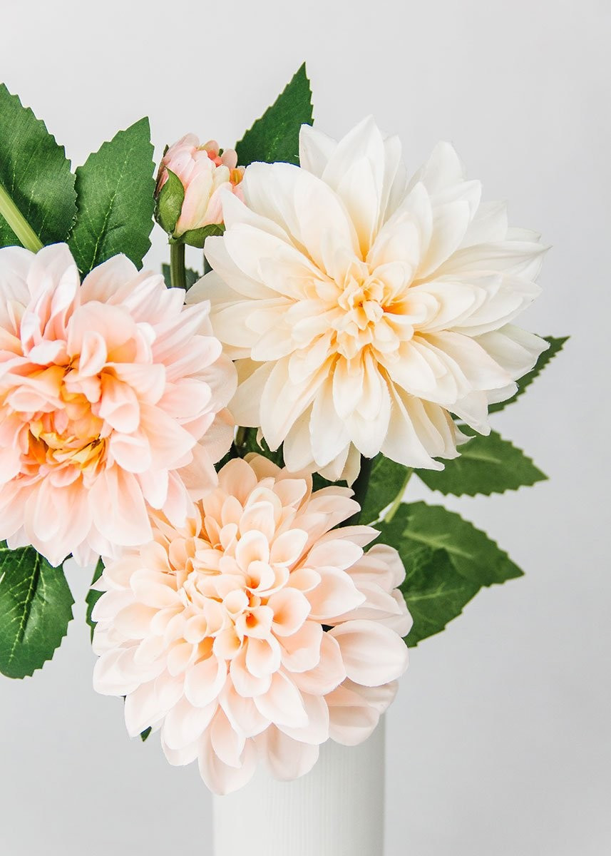 Blush Garden Dahlia Silk Flower | Afloral (US)