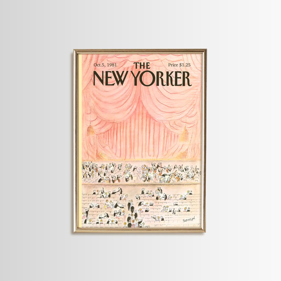New Yorker Download Pink New Yorker Magazine Vintage the New - Etsy | Etsy (US)