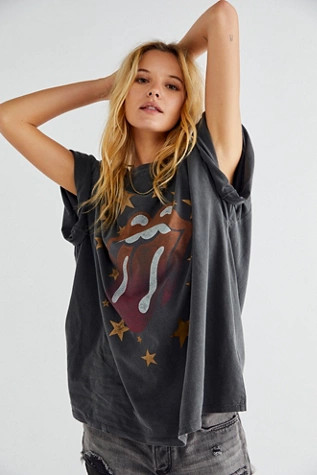 Rolling Stones One Size Tee | Free People (Global - UK&FR Excluded)