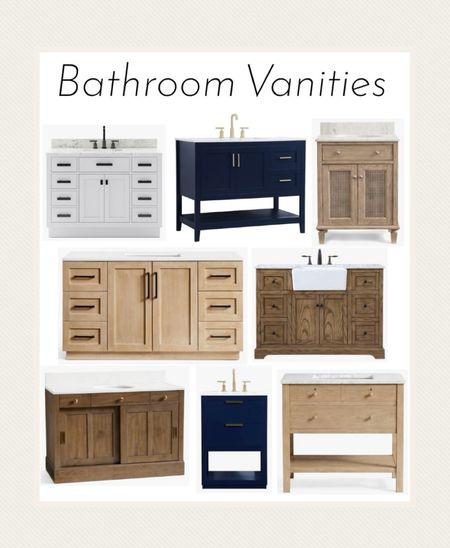 Bathroom vanities 

#bathroom #vanity 

#LTKstyletip #LTKhome #LTKSeasonal