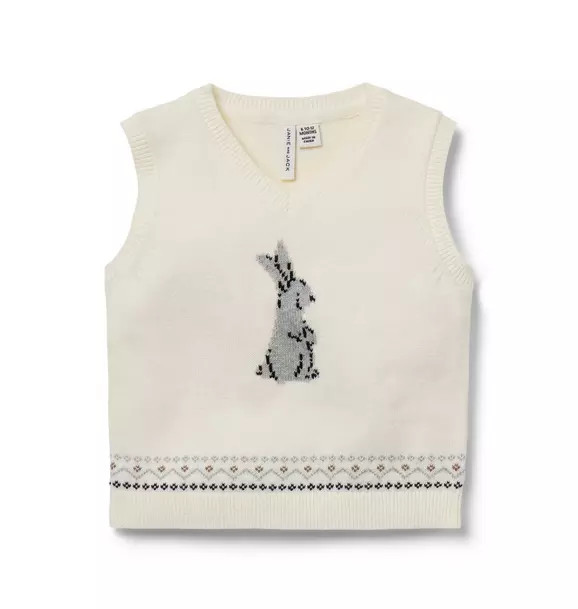 Baby Bunny Fair Isle Sweater Vest | Janie and Jack