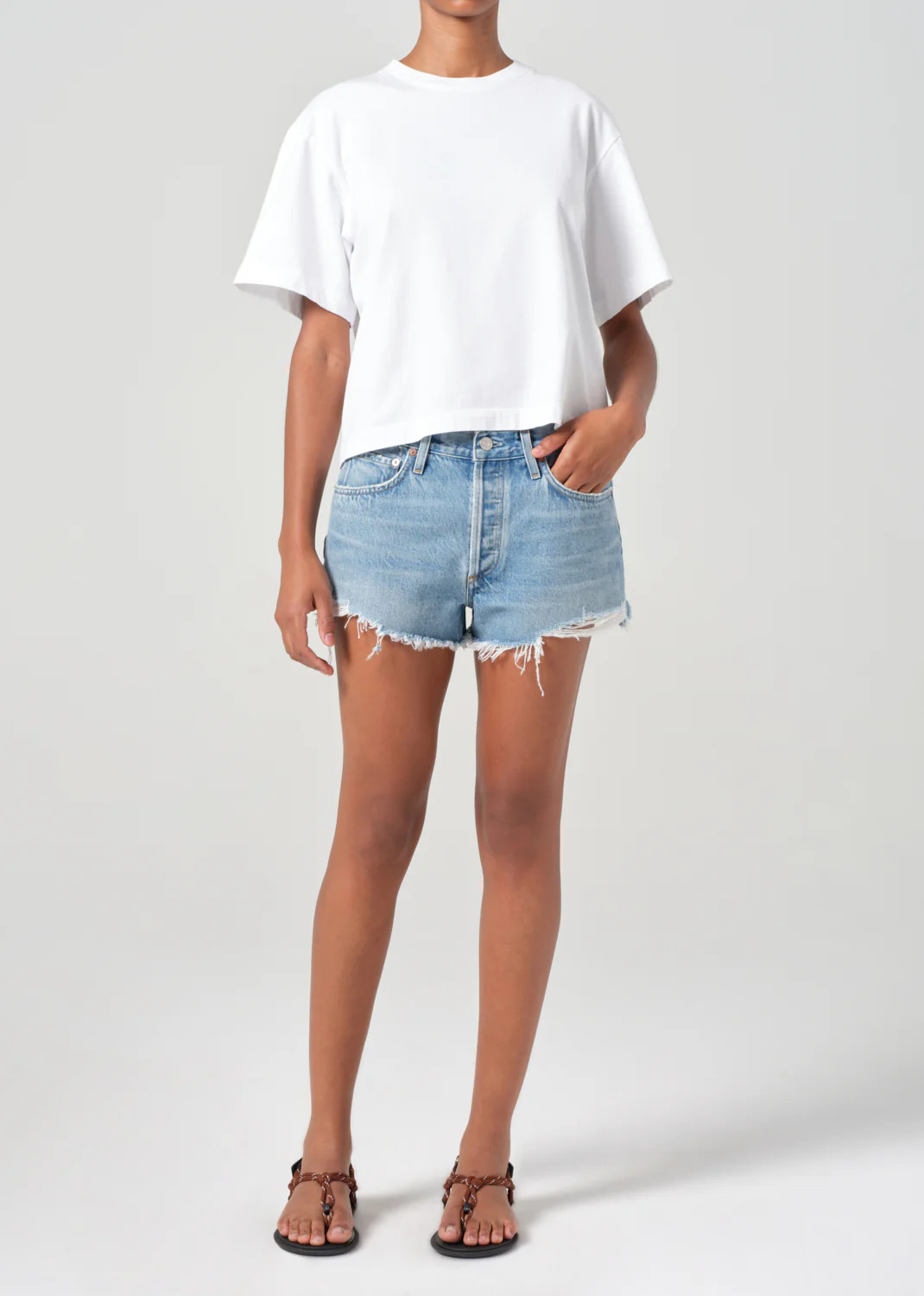 Parker Vintage Cut Off Short in Animate | AGOLDE