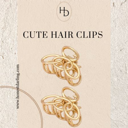 Hair clips // gold clips // 

#LTKunder50 #LTKFind
