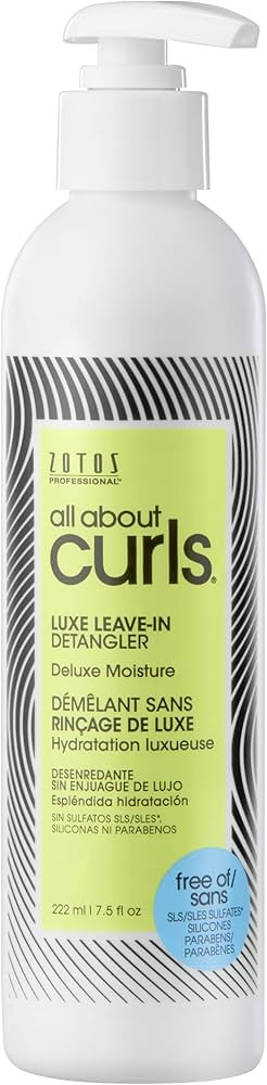 ALL ABOUT CURLS Luxe Leave-In Detangler | For Curly Hair Styling | Detangle, Moisturize, De-Frizz... | Amazon (US)