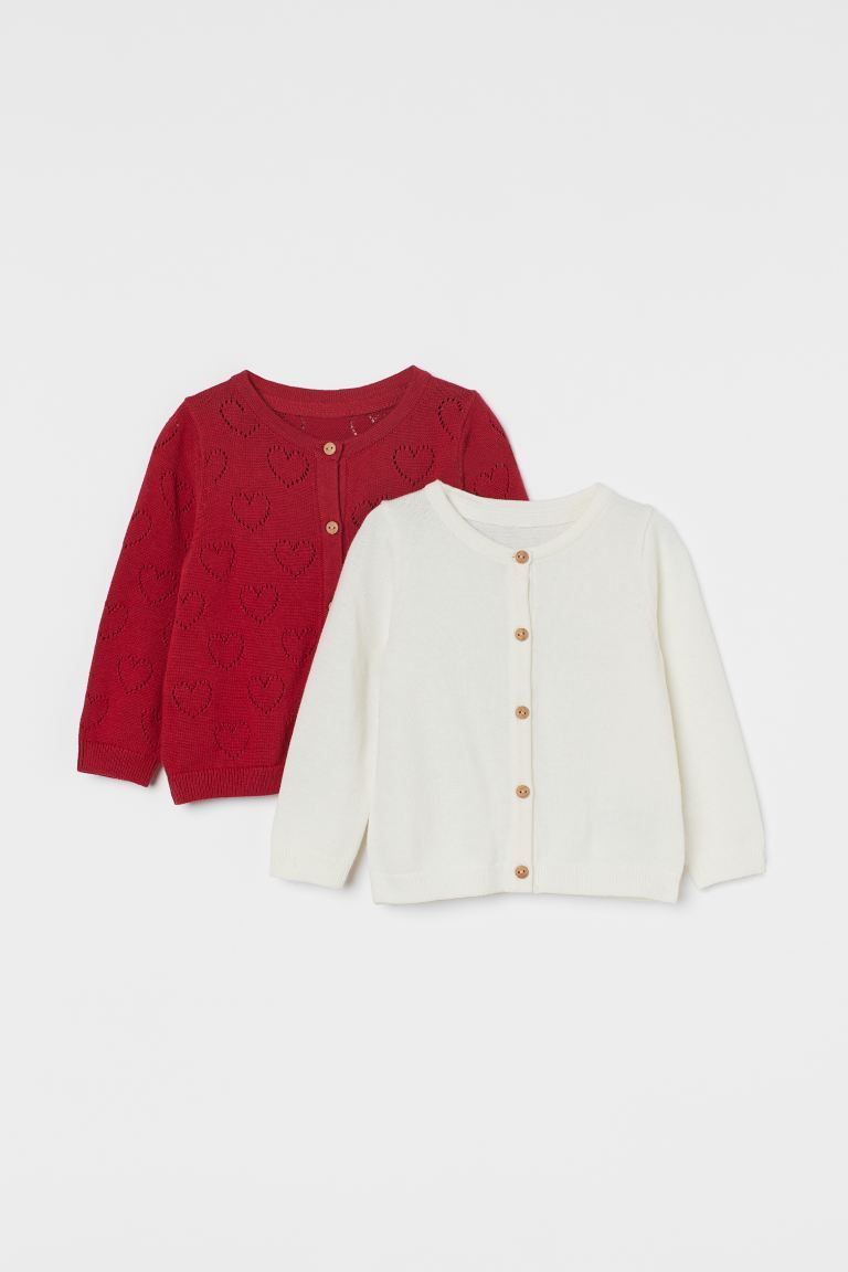 2-pack Cotton Cardigans | H&M (US + CA)