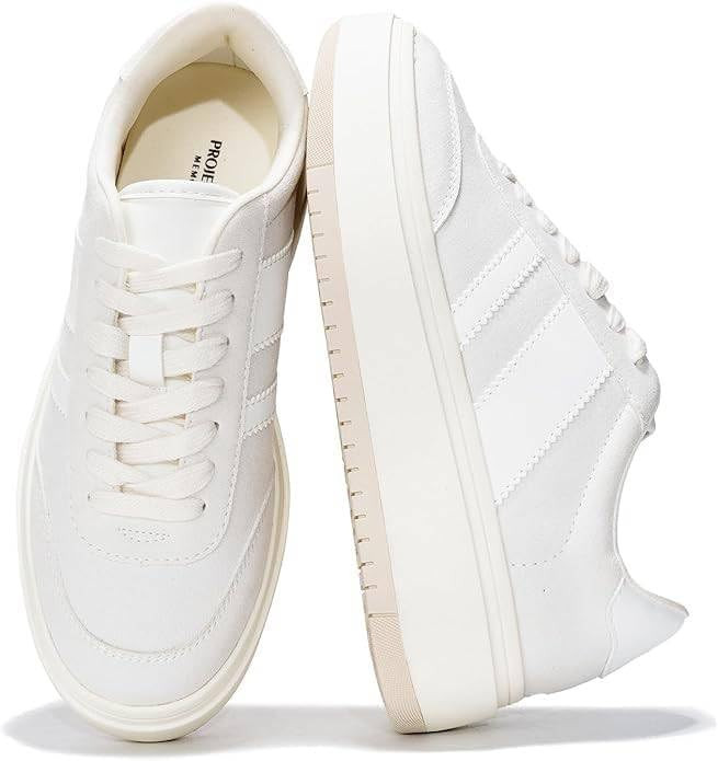 Project Cloud Platform Sneakers for Women - Lightweight Memory Foam Insole Fashion Sneakers for W... | Amazon (US)
