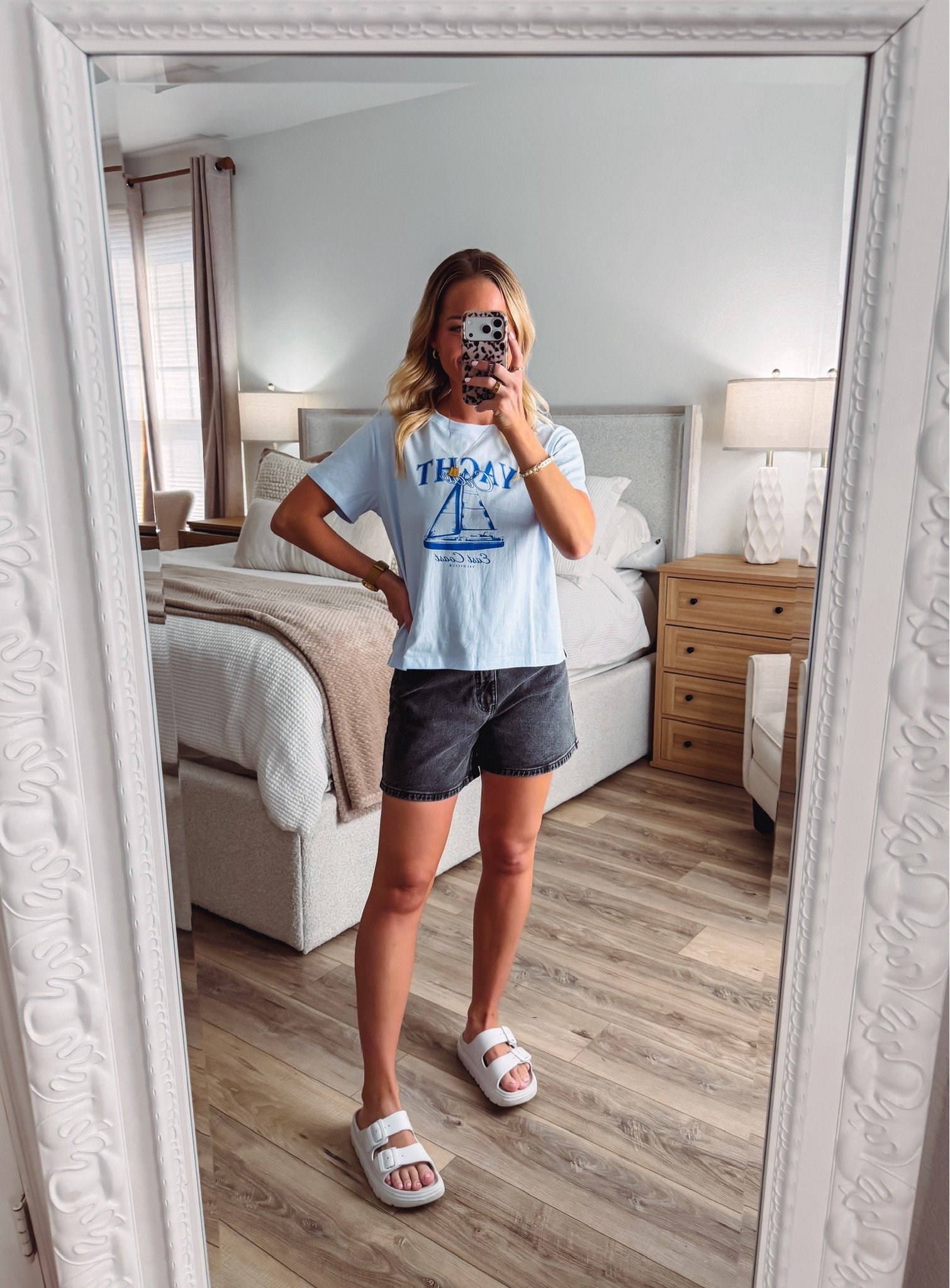 Such a cute shirt and the perfect casual fit for summer! Perfect for chasing after my girls while still looking put together!

#LTKmomlife #LTKootd