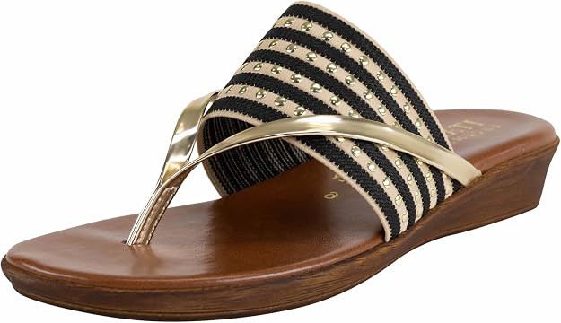 ITALIAN Shoemakers Micah Wedge Sandals for Women | Amazon (US)