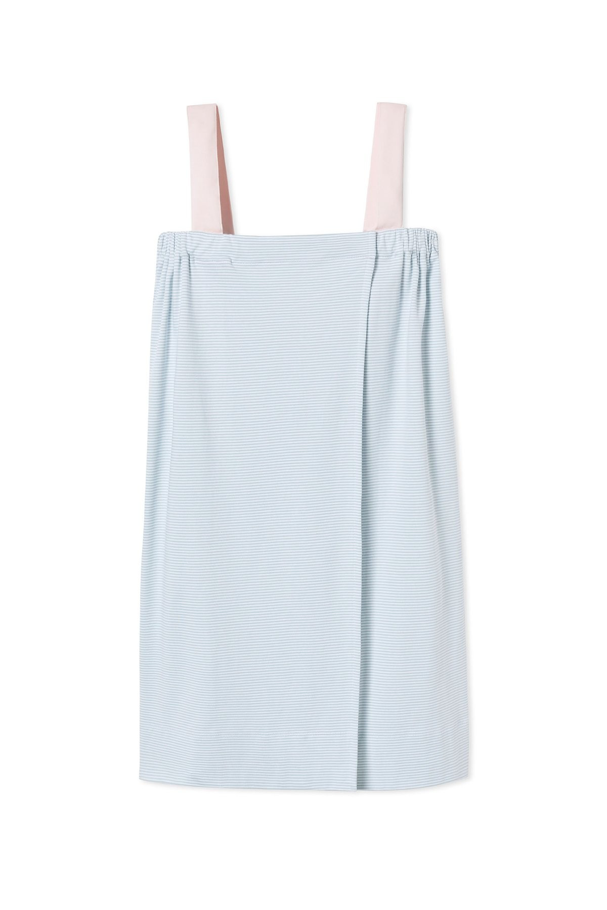 Pima After Bath Wrap in Succulent | LAKE Pajamas