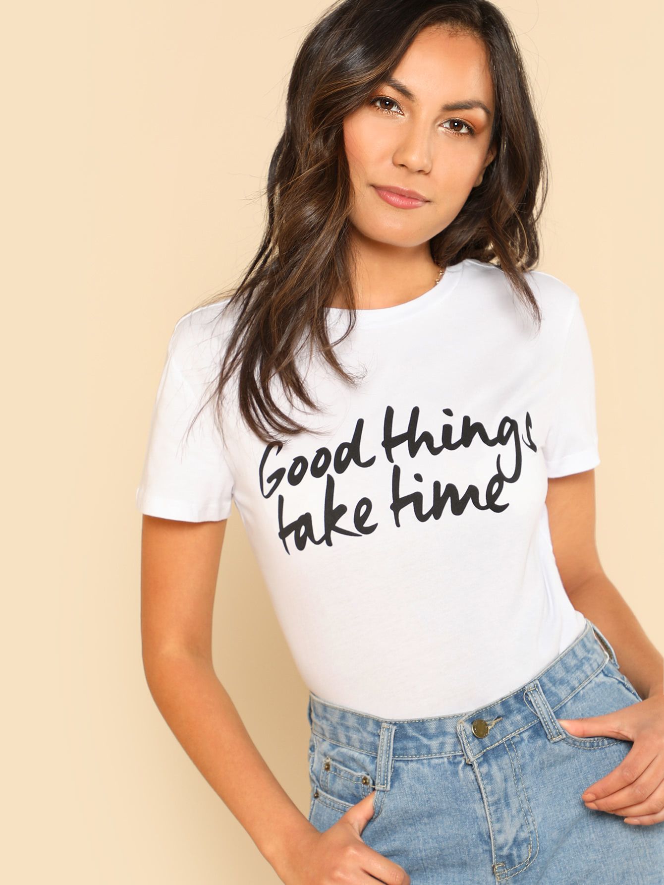 Good Things Take Time Tee | SHEIN