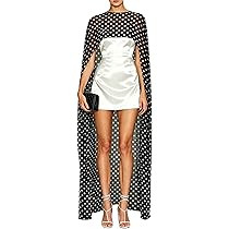 Women Chiffon Cape Poncho Sheer Mesh Long Shawl Wrap High-Low Capelet Bridal Wedding Evening Dres... | Amazon (US)