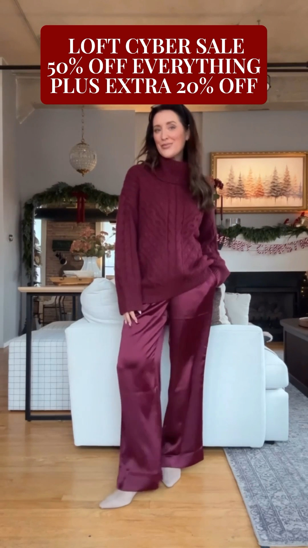 Loft Cyber Monday Sale! 50% off everything PLUS an extra 20% off PLUS free shipping with no minimum!!

#LTKCyberWeek #LTKSaleAlert #LTKHoliday