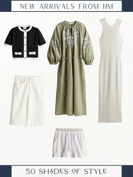 Sharing my favorite new arrivals for H& M.  So chic and perfect for spring and summer. 

H& M new arrivals, spring H&M outfits, summer H&M outfits, spring wardrobe capsule from H&M. Summer wardrobe capsule from H& M

#LTKStyleTip #LTKFindsUnder50 #LTKOver40