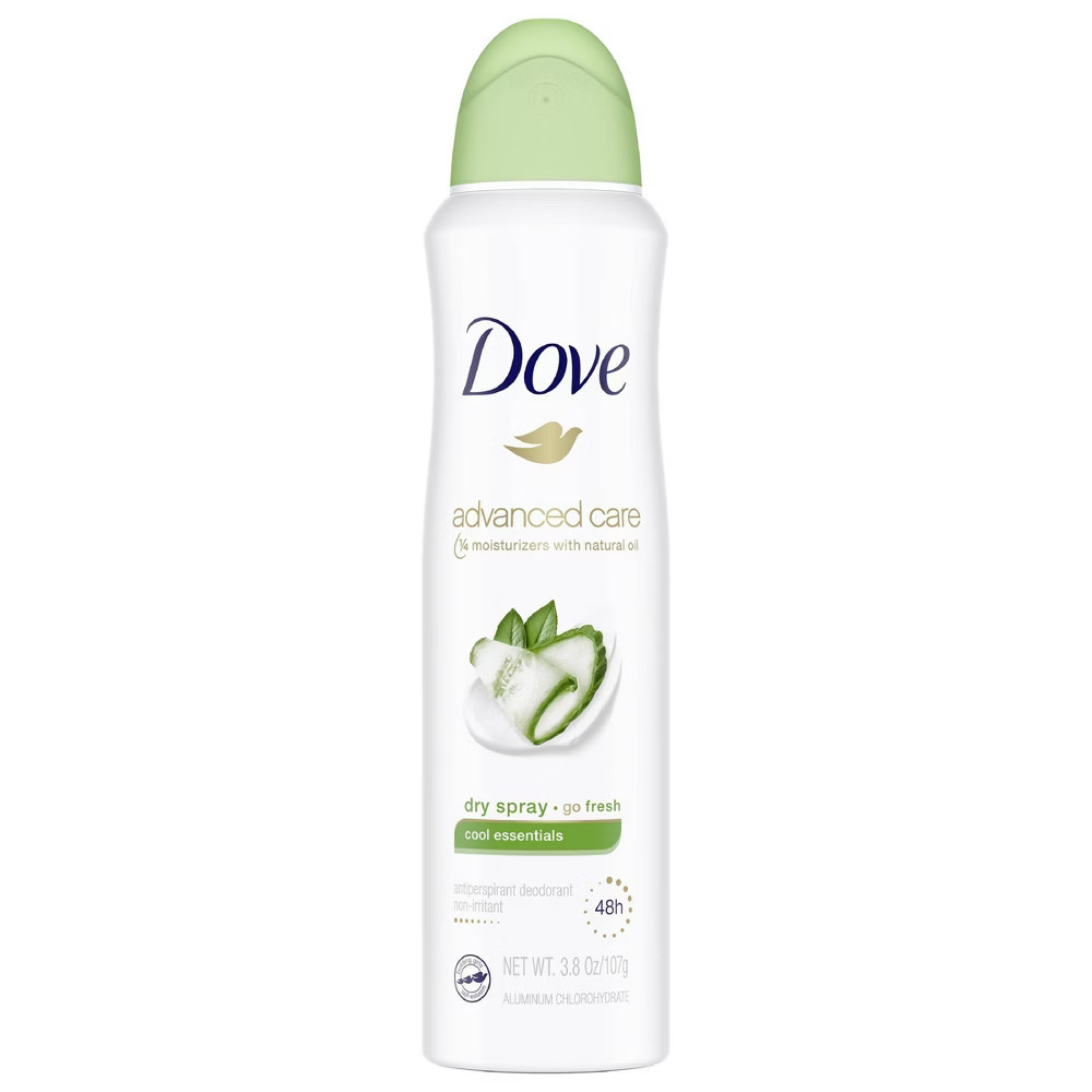 Dove Beauty Cool Essentials 48-Hour Antiperspirant & Deodorant Dry Spray - 3.8oz | Target