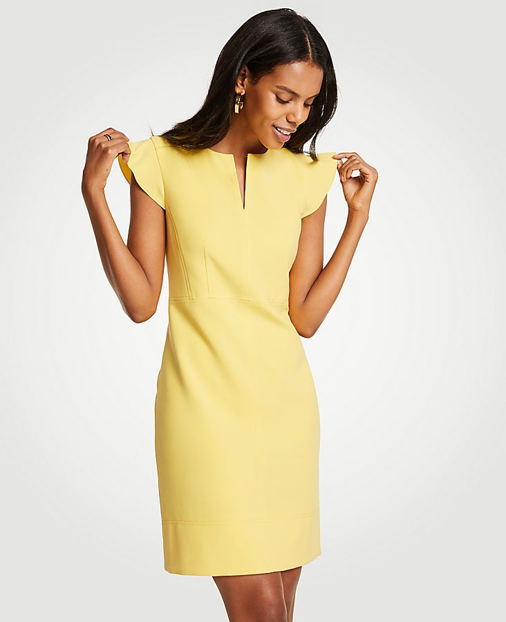 Flutter Sheath Dress | Ann Taylor (US)