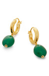 Click for more info about Rio Stone Huggie Drop Earrings