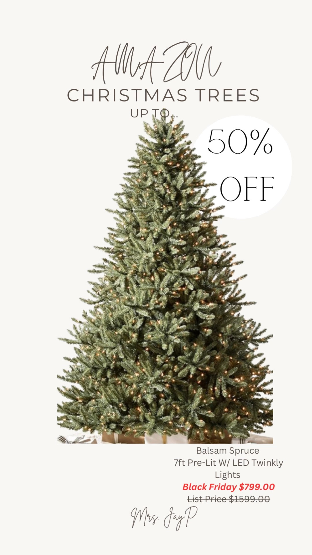 Amazon Black Friday Deals are celebrating the holidays with these pre-lit 7ft Christmas trees.

- Easy plug technology
- Pre-wired with led light
- includes stand
- hypoallergenic 
- high quality materials


#LTKHome #LTKSaleAlert #LTKHoliday