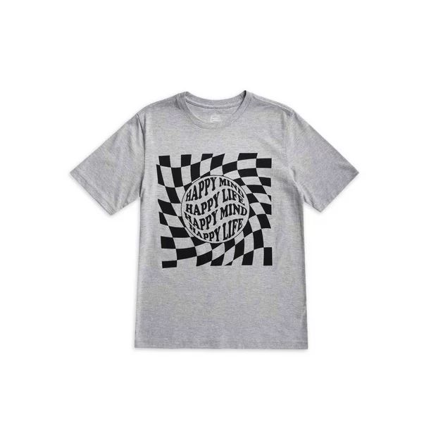 Wonder Nation Boys Short Sleeve Core Graphic T-Shirt, Sizes 4-18 & Husky - Walmart.com | Walmart (US)