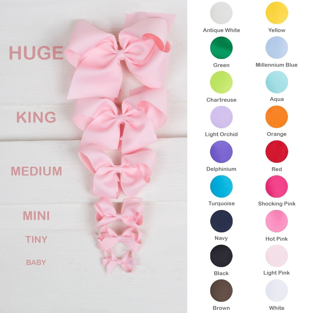 Grosgrain Alligator Clip Hair Bow | Classic Whimsy