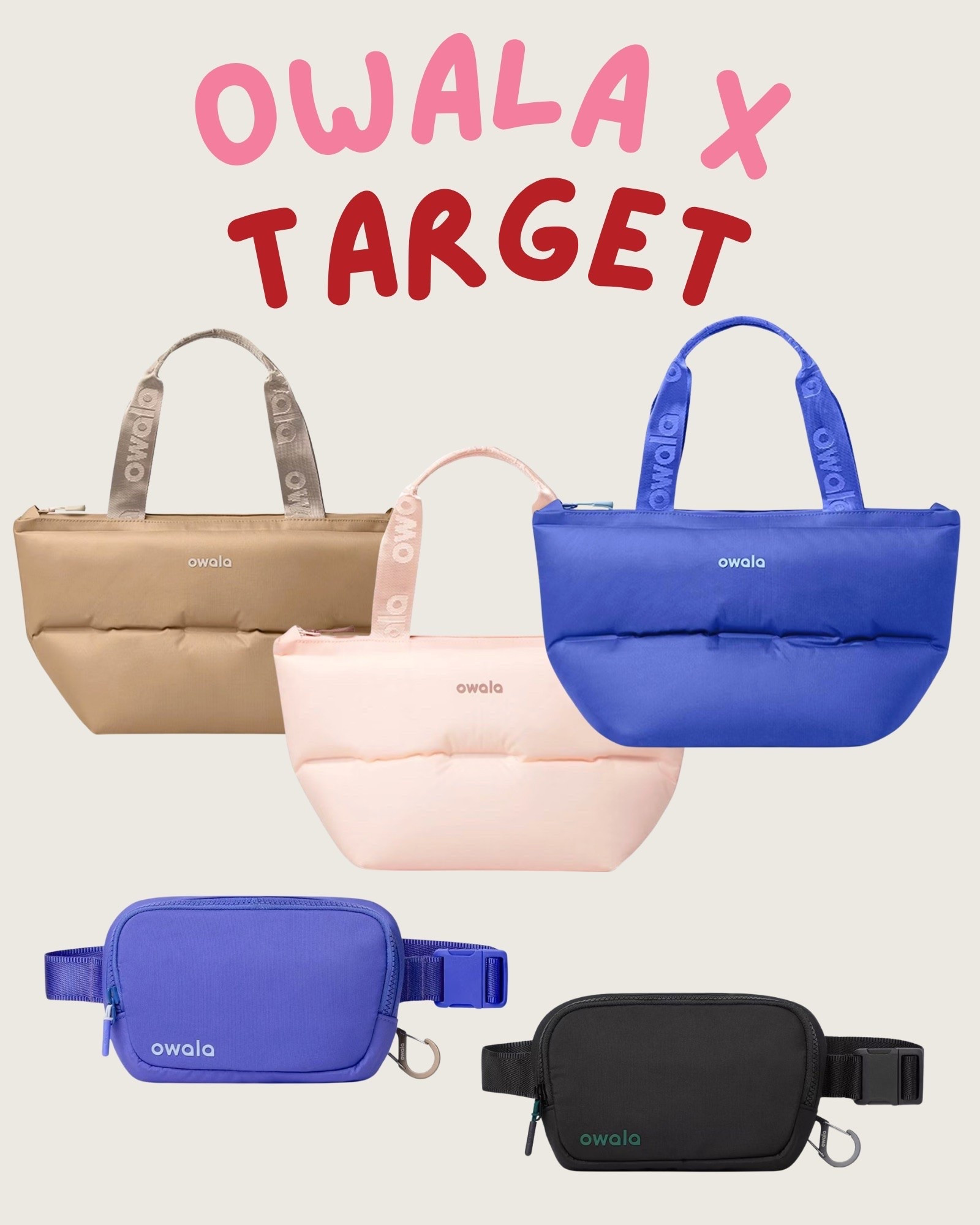 #ad The duo you didn’t know you were missing! The @owala puffer + 1L Daily Messenger back are cute + functional! Now available at Target.

#TargetPartner #OwalaPartner @Owala @target @shop.ltk #liketkit