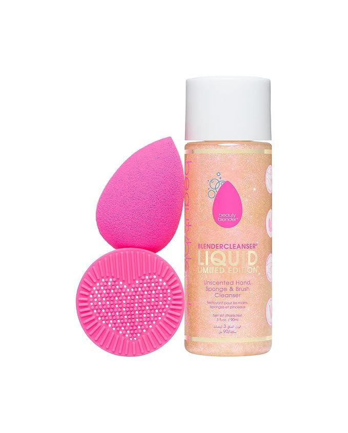 beautyblender Limited Edition DOUBLE DELIGHT Blend & Cleanse Set, with Original Pink Blender, Liq... | Amazon (US)