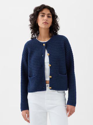 Textured Sweater Jacket | Gap (US)