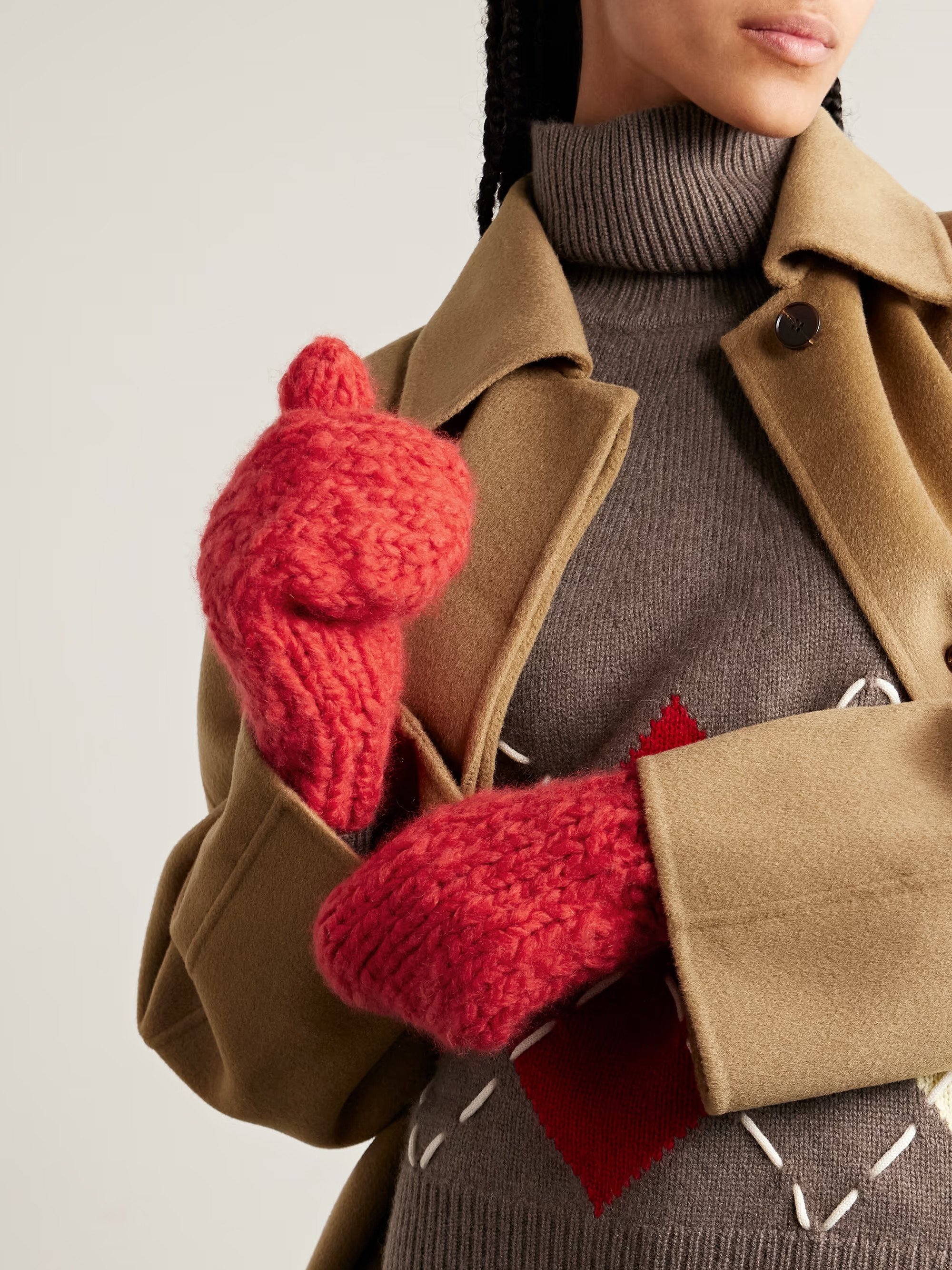 Mire ribbed cashmere mittens | NET-A-PORTER (US)