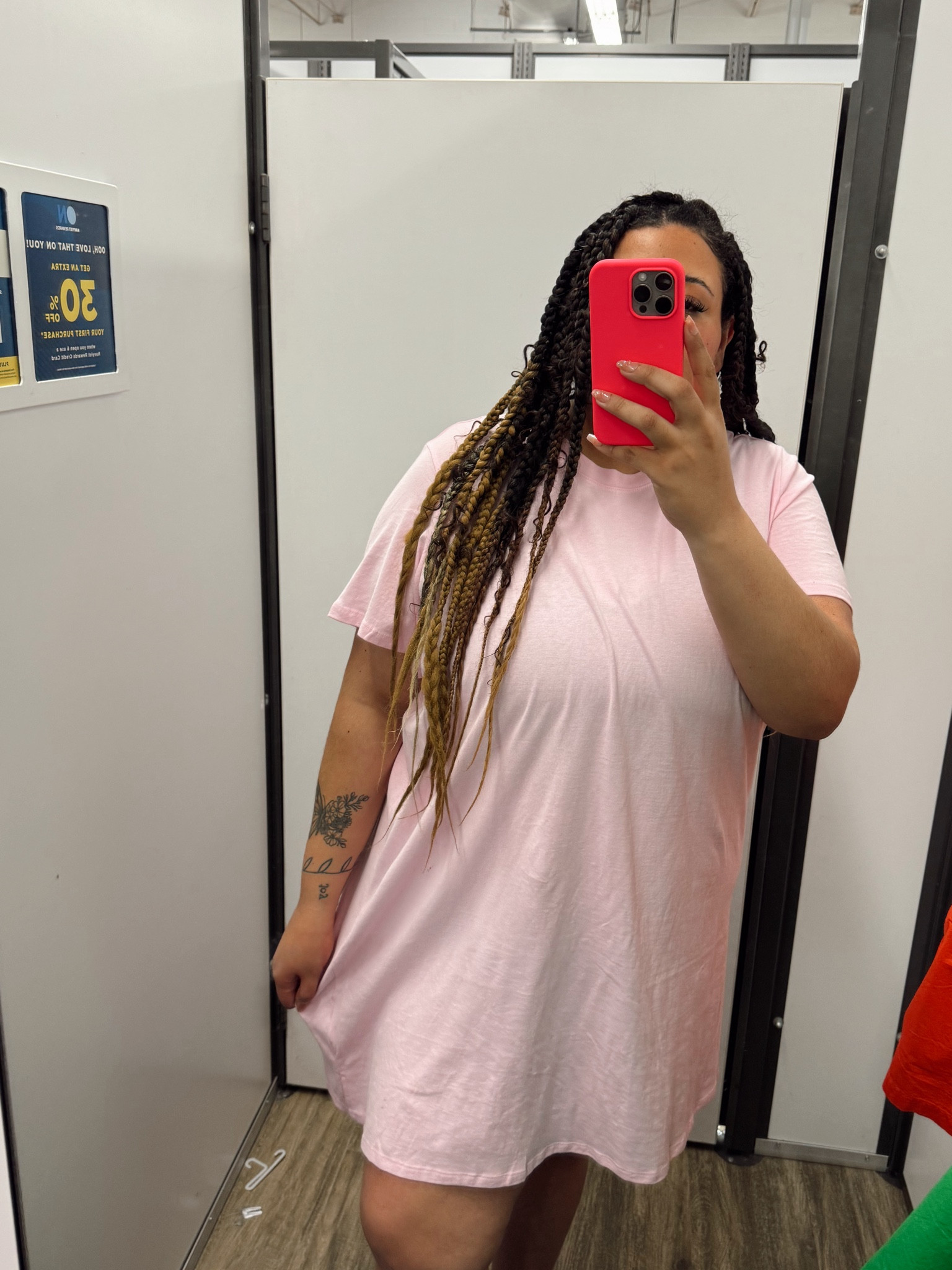Baby pink T-Shirt dress from Old Navy! 😚 She’s comfy + cute! Quick outfit! 2X + 5”10 

#LTKsalealert #LTKstyletip #LTKplussize