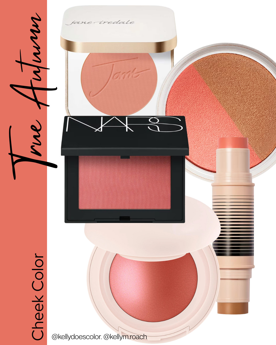 Blush for True Autumns will be warm, soft, and rich. Think corals and earth tones with a touch of softness. No bright orange here! 

 #LTKOver40 #LTKStyleTip #LTKBeauty