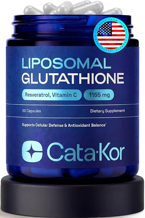 Cata-Kor Liposomal Glutathione – Ultra High Absorption with Resveratrol, Vitamin C, Selenium & ... | Amazon (US)