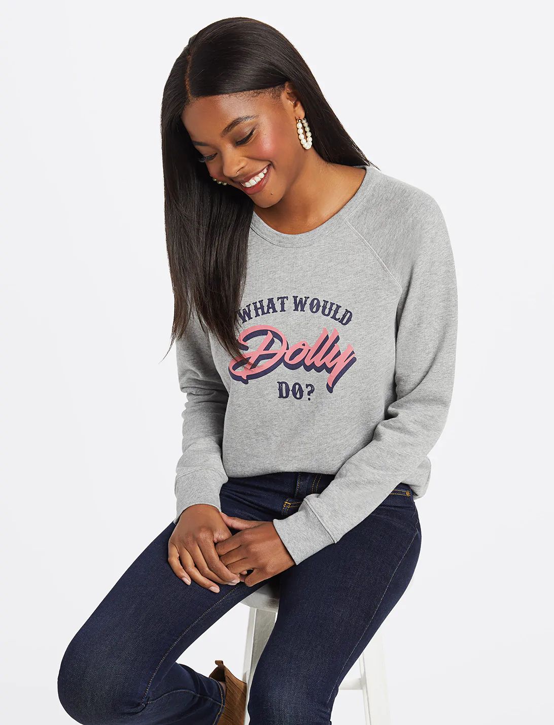 What Would Dolly Do Sweatshirt | Draper James (US)