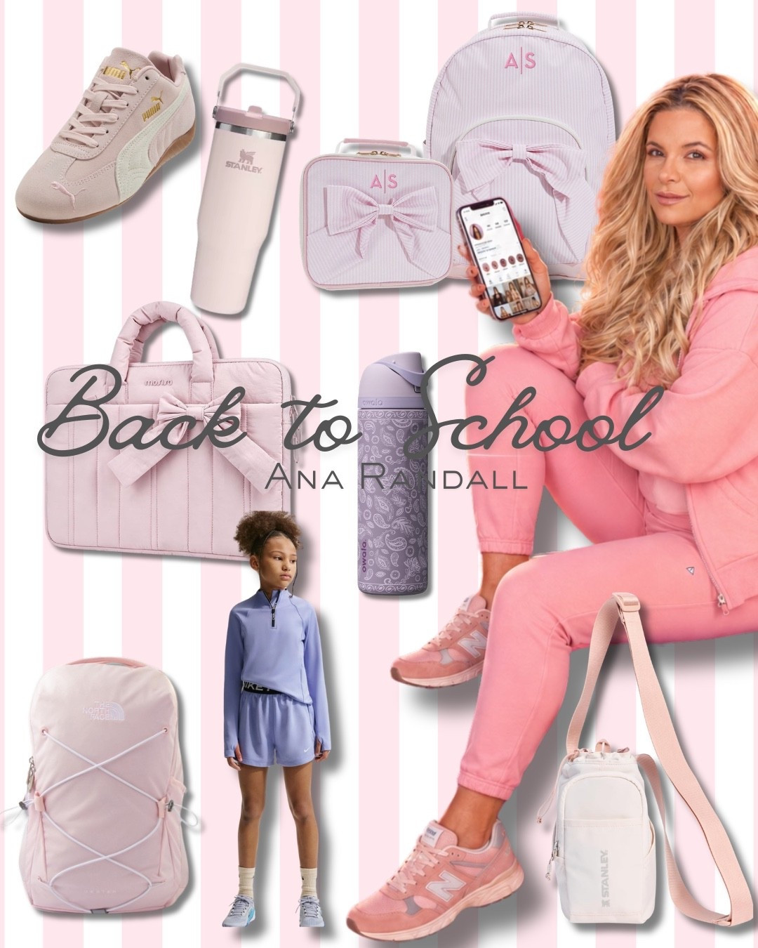Back to school prep in full swing! 🎀✨ Rounding up the cutest pastel pink & lilac school essentials for the new season—from cozy athletic wear and classic sneakers to structured backpacks, laptop sleeves, and everyday hydration must-haves.

Shop all these adorable finds directly here! 
Xoxo 
Ana Randall💗

#LTKhome #LTKfamily