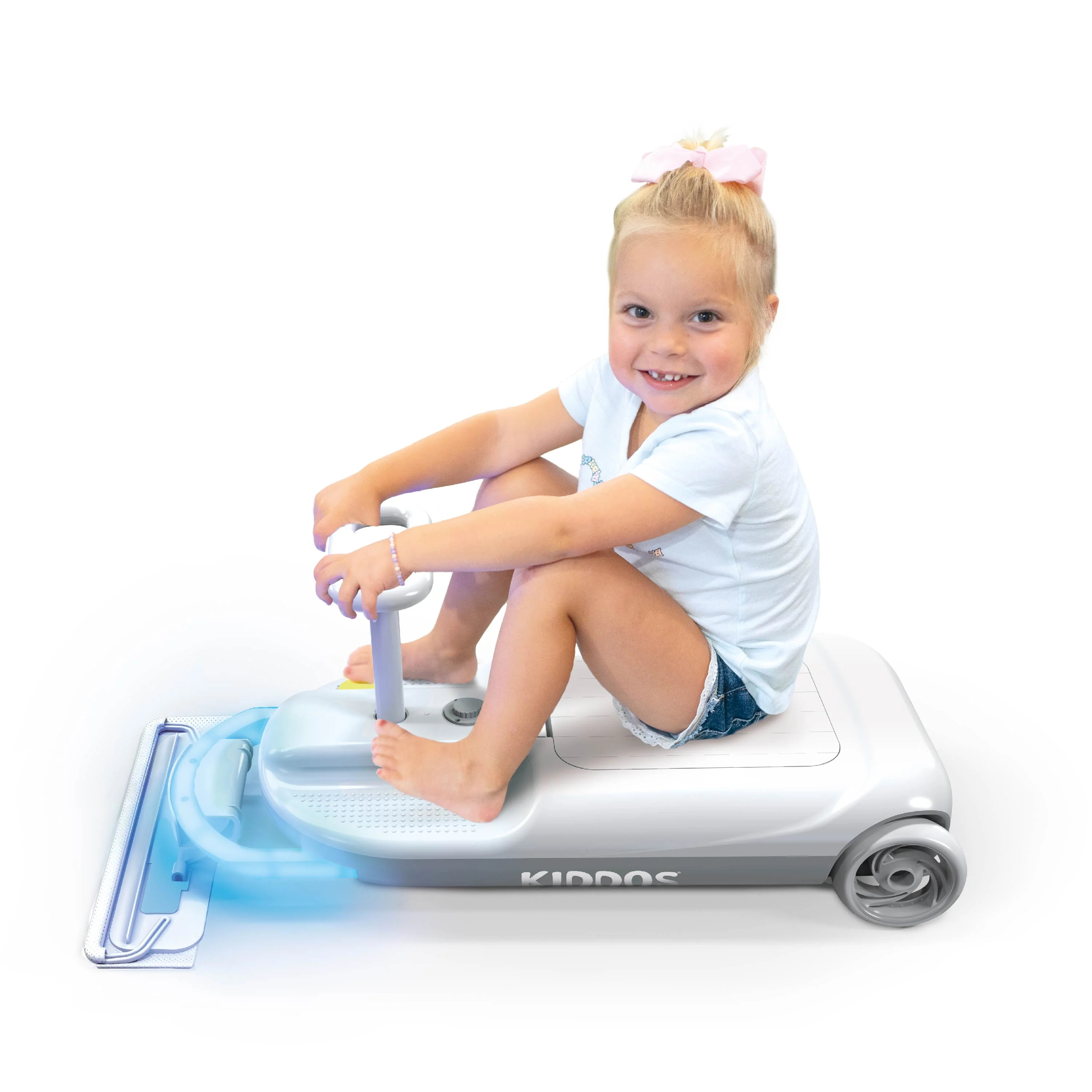 Kiddos Mop On-the-Go Kart 2 in 1 Electric Sweeper Floor Cleaner Cart for Kids Ages 3 and Up - Wal... | Walmart (US)