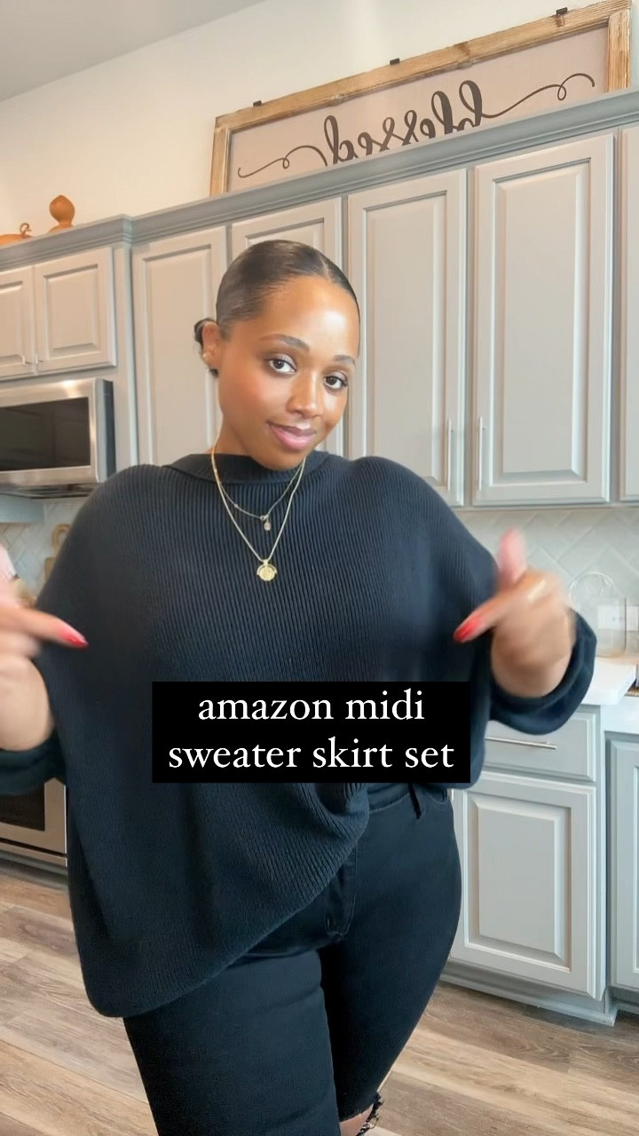 wearing a size medium 
boots- tts 

Fall outfit - fall look- fall style - midi skirt - midi skirt set - sweater set - holiday look - holiday outfit - all black skirt set - black skirt - ankle boots - boots - going out outfit - date night outfit - 

Follow my shop @styledbylynnai on the @shop.LTK app to shop this post and get my exclusive app-only content!

#liketkit #LTKstyletip #LTKfindsunder50 #LTKparties
@shop.ltk
https://liketk.it/4nuXK

#LTKHoliday #LTKVideo #LTKSeasonal