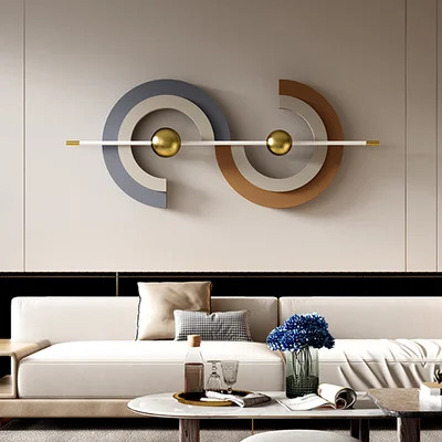 Modern Unique Metal Wall Decor Abstract Creative Wall Art-Homary | Homary