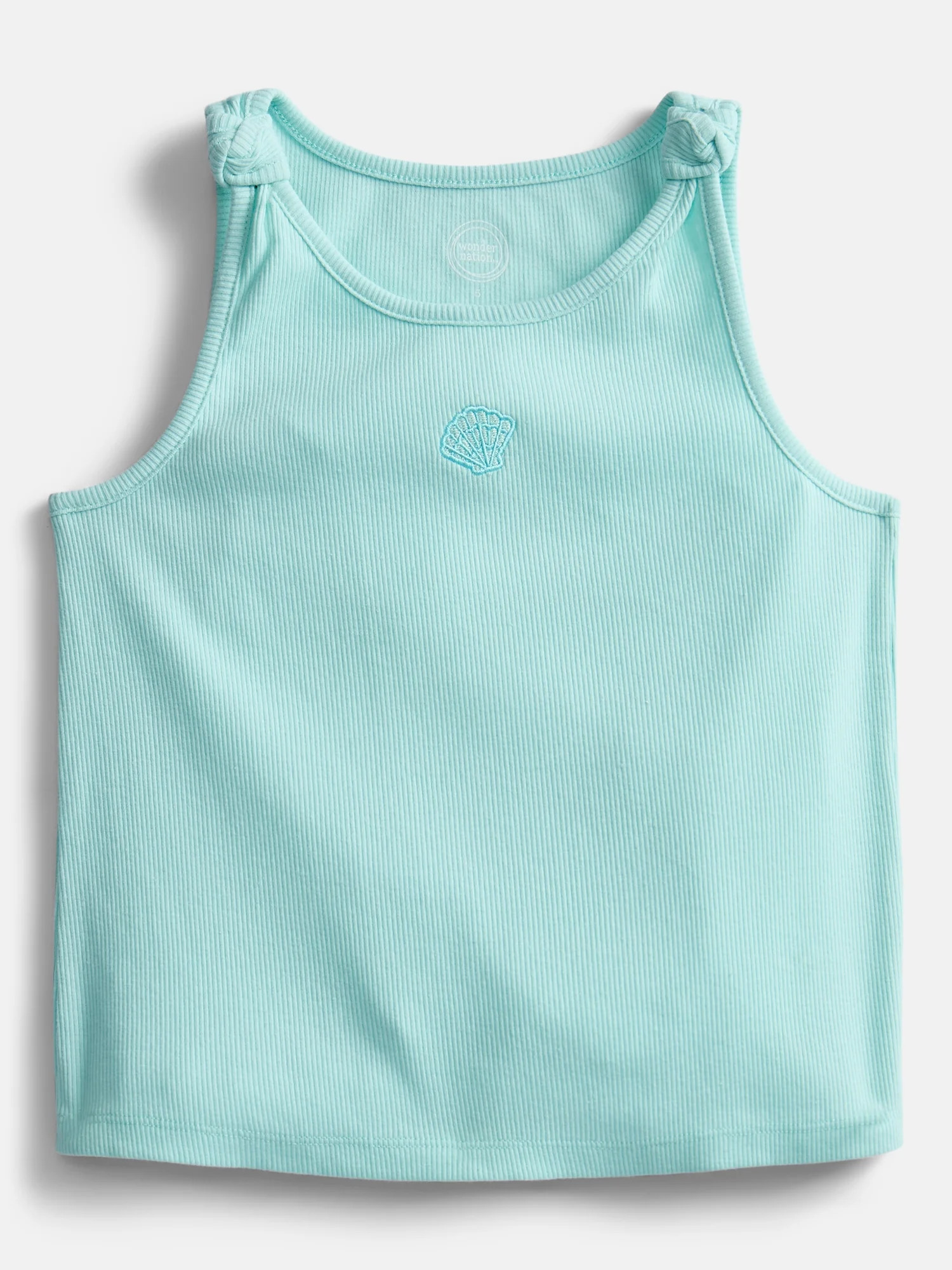 Wonder Nation Girls Knotted Tank Top, Sizes 4-10 | Walmart (US)