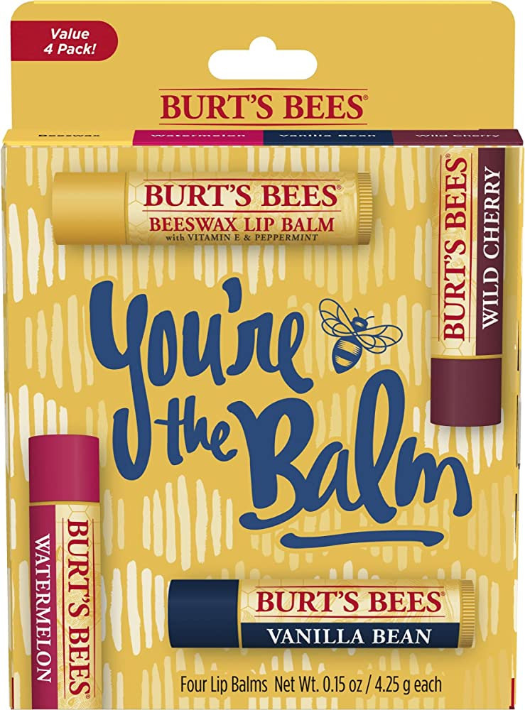 Burts Bees Mothers Day Lip Balm Gifts for Mom, Moisturizing Lip Care, for All Day Hydration, 100%... | Amazon (US)