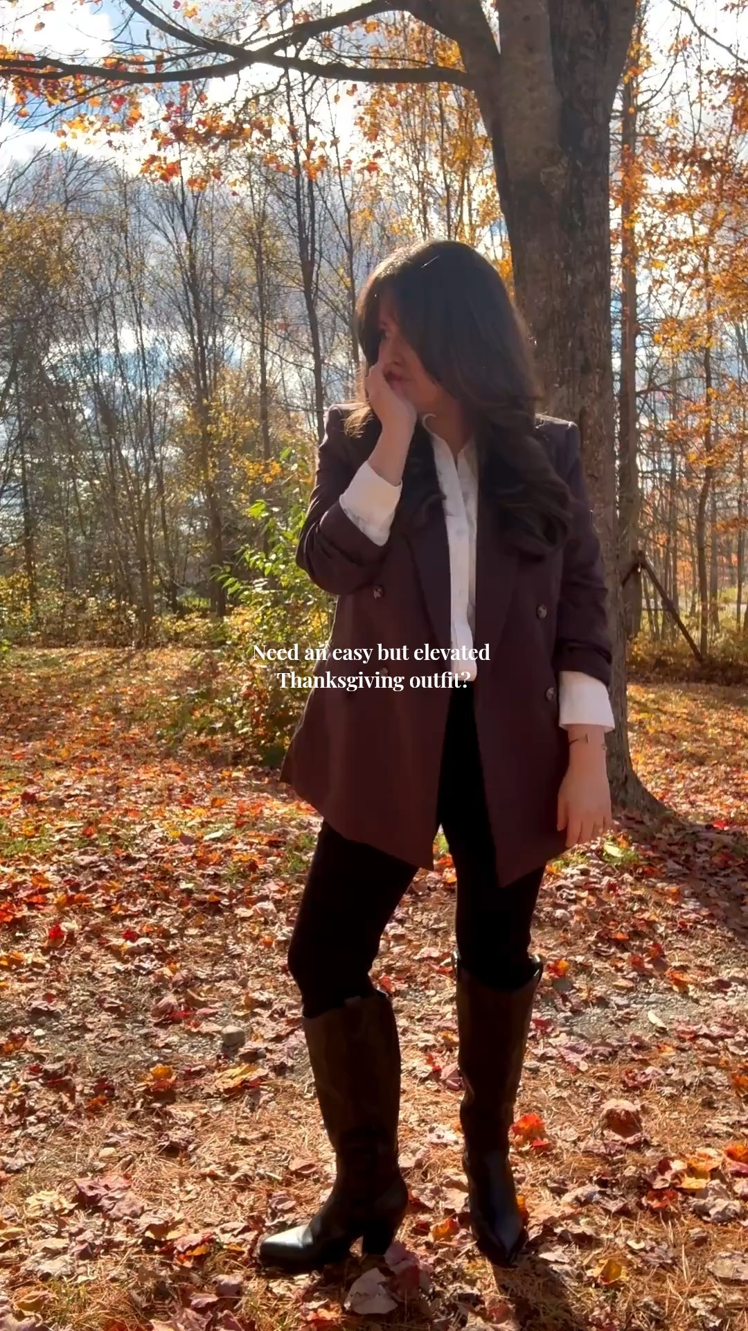 
Wearing a M in both the blazer and  pants (TTS). And the pants are stretchy so perfect for an eating holiday 

Thanksgiving outfit 
Easy thanksgiving outfit
Fall blazer
Fall outfit ideas
Brown blazer 



#LTKFamily #LTKStyleTip #LTKSeasonal