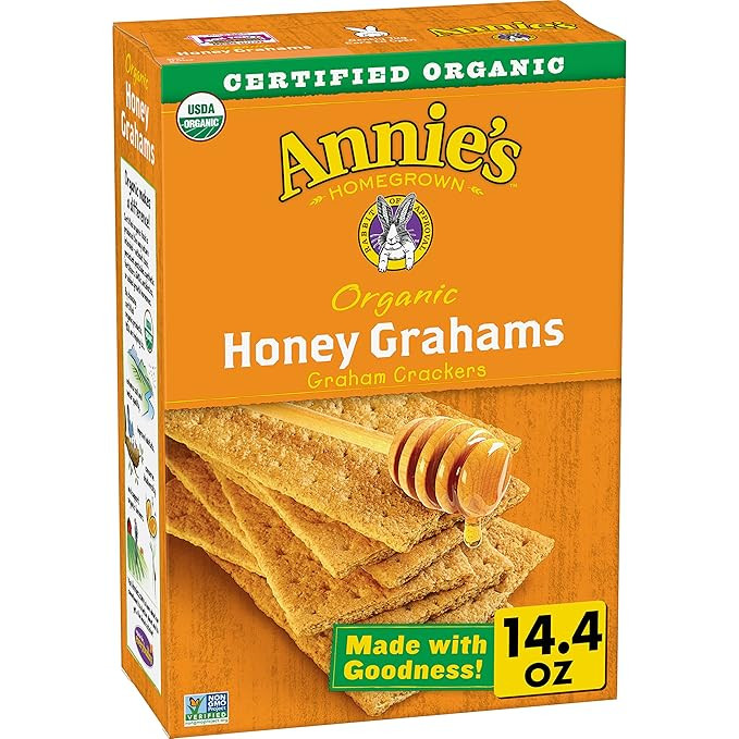 Annie's Organic Honey Graham Crackers, Made With Whole Grain, 14.4 oz | Amazon (US)